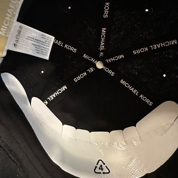 MK Letter Logo Baseball Cap NWT - Picture 3 of 5